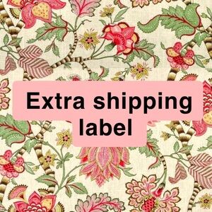 Extra shipping label